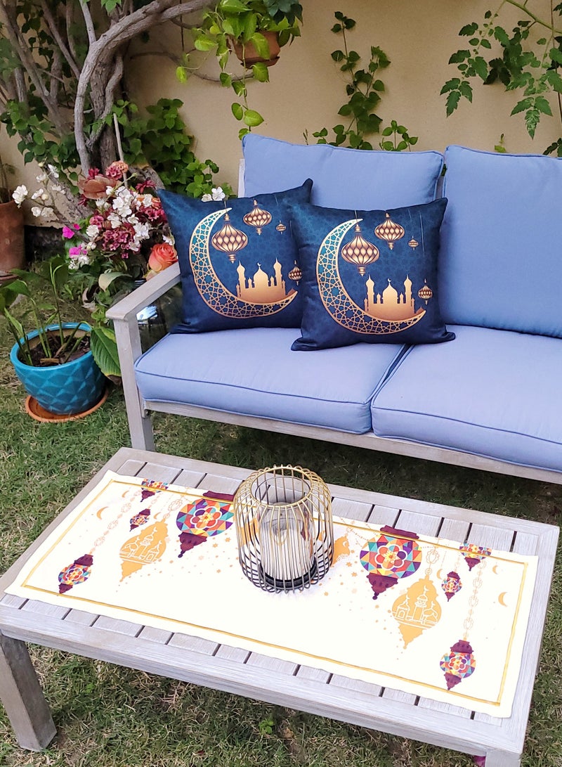 Alwan Set of 2 Ramadan Kareem Cushion Covers - Image 4