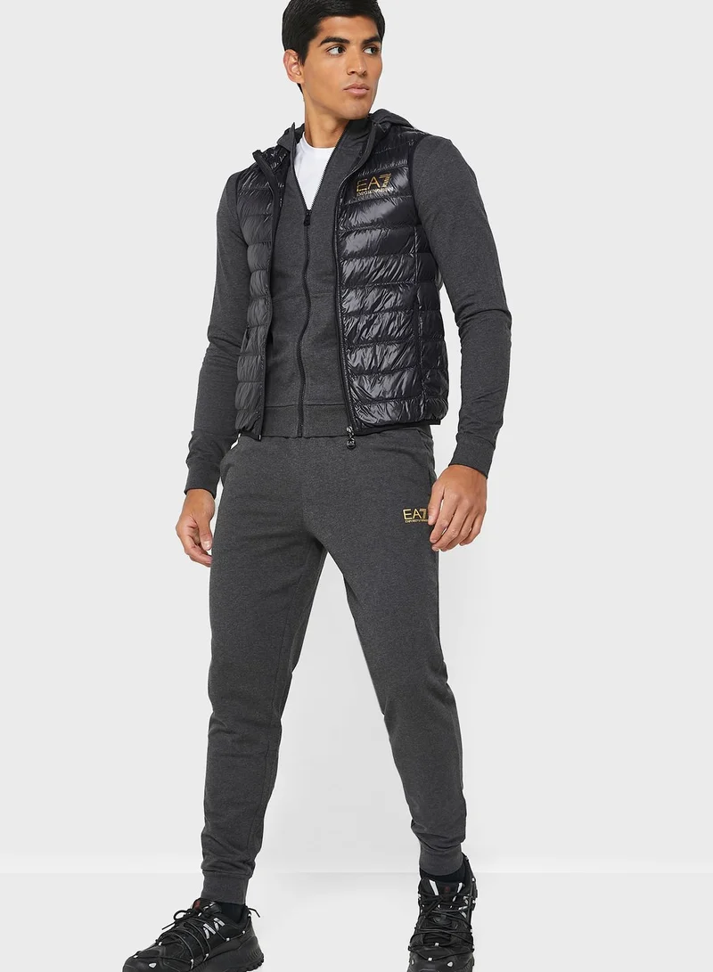 EA7 Emporio Armani Logo High Neck Vest