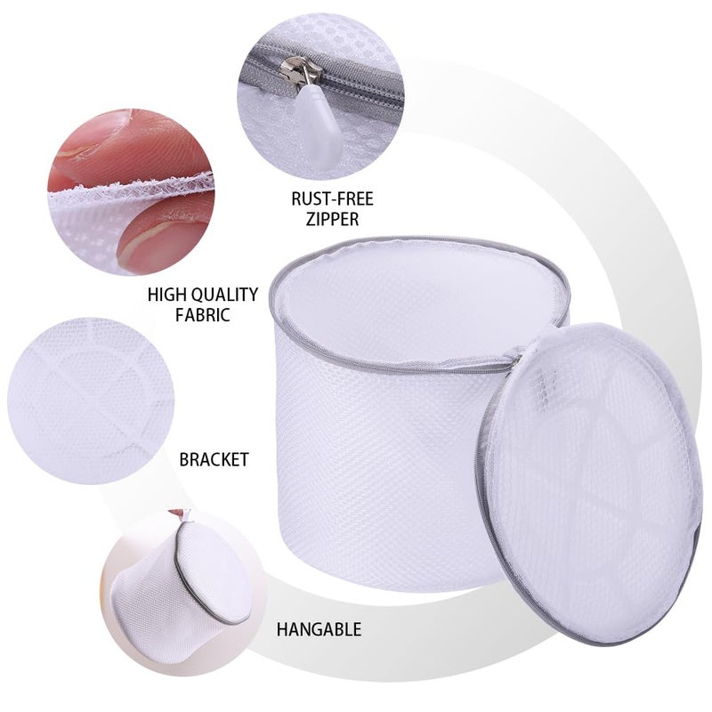 Kimmama Large Bra Washing Bag,Big Bra Protector Bag,Mesh Bra Shape Holder For Washing Bra,Underwear,Brassiere,8X8X8 Inch,Pack Of 3 - Image 4