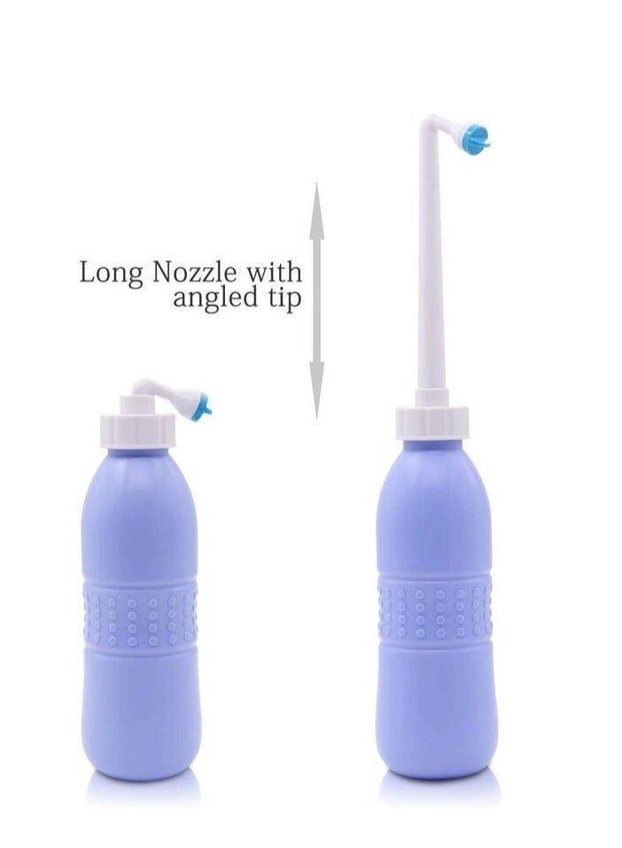 PROMASS 650 ml Large Portable shattaf Bidet Bottle Handheld Travel Toilet shataf Hand Spray Seat WaterBlue, Type : BidetMaterial : Plastic - Image 2