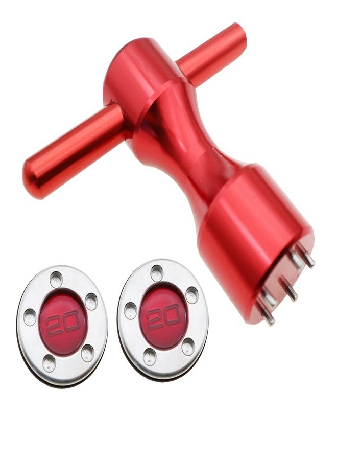 Ronsit 2 x 20g Custom Weights + Wrench for Titleist Scotty Cameron California Newport Putters Red - Image 1