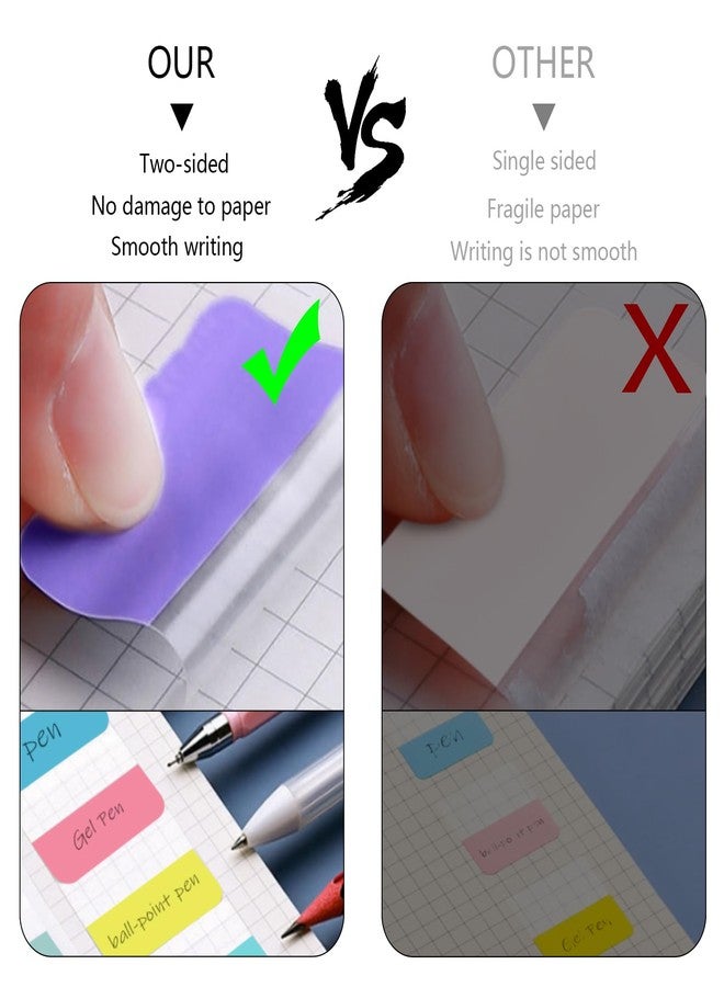 AccEncyc 240Pcs Colored Index Tab 1.8"x1" Large Book Sticky Tabs 12 Colors Repositionable Page Tabs Flags Page Markers Labels for Notebooks, Filing, Classification - Image 3