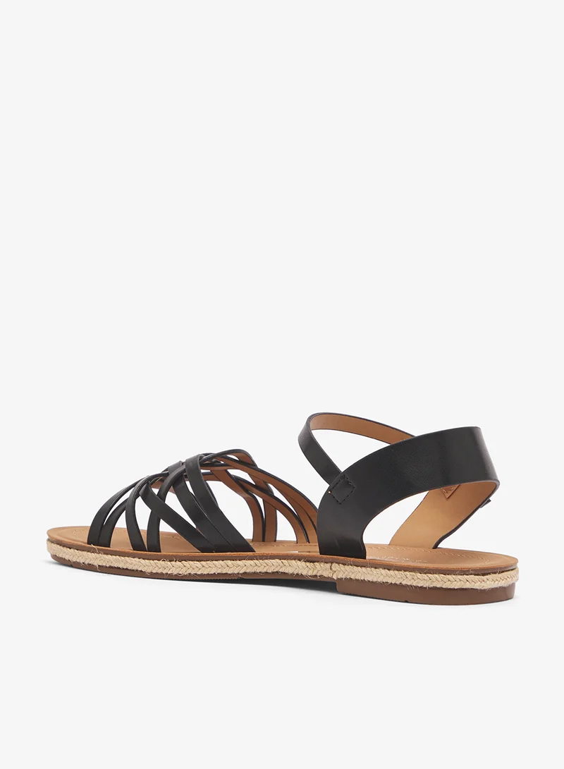 Savannah Collection Casual Flat Sandal