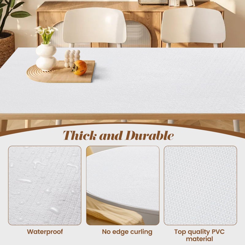 TheBaDaz Drawer Shelf Liner for Kitchen Cabinets, Non Adhesive Slip Resistant Shelf Paper Easy to Clean, Strong Grip Thickened Waterproof Washable Mats for Pantry Shelves Cupboard Dresser(White, 12 in x 10 FT) - Image 3