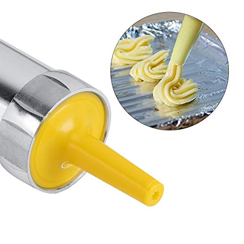 EBTOOLS Cookie Press Gun Kit, Cookie Biscuit Machine with 20 Decorative Stencil Discs and 4 Icing Tips Making Cake DIY Baking Decorating Tools for Home Kitchen - Image 5