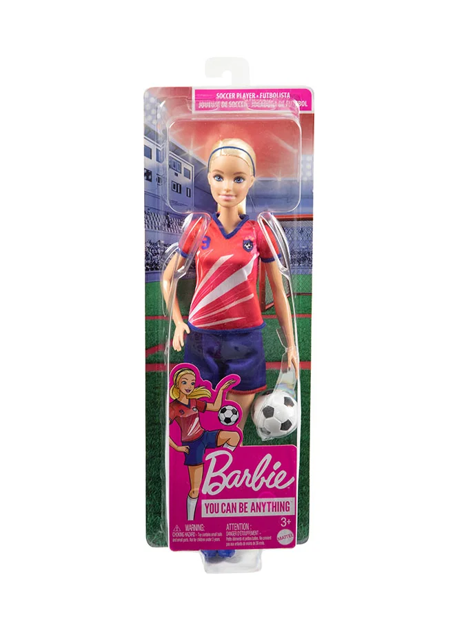 باربي Soccer Doll - Blonde