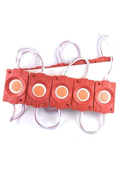 Autozap Autozap 20 Pcs Car Motorcycle Under Glow Led Module Strip Light Interior Light Dash Light Back Up Lamp Car Motorbike Truck Van Red  - Image 2