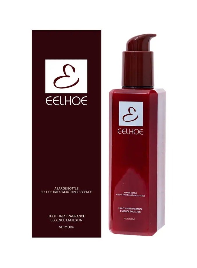 EELHOE 100ml Luxurious Hair Smoothing Essence Serum - Nourish, Thicken, and Soften Hair with Intensive Moisturizing, Anti-Frizz, and Split End Repair Properties - Suitable for Dry, Damaged, and Color-Treated Hair - Image 1