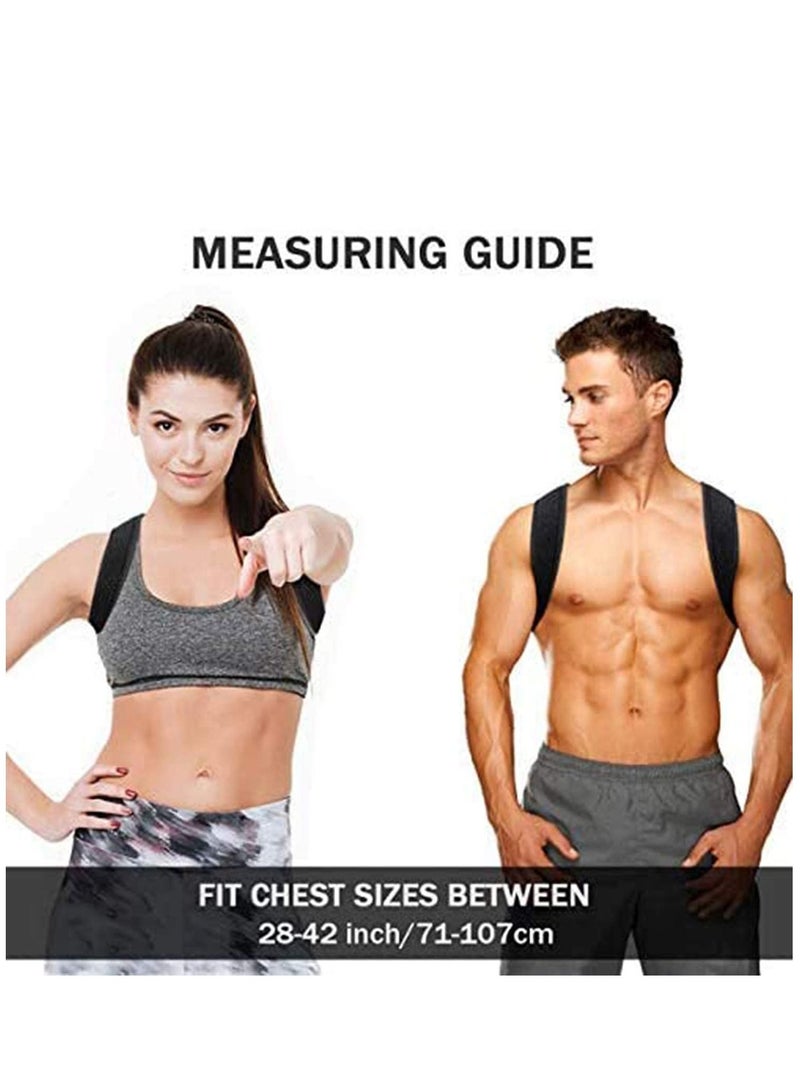 KASTWAVE Adjustable Posture Corrector Spinal Support - Physical Therapy Posture Brace for Men or Women - Shoulder, and Neck Pain Relief - Spinal Cord Posture Support - Image 2