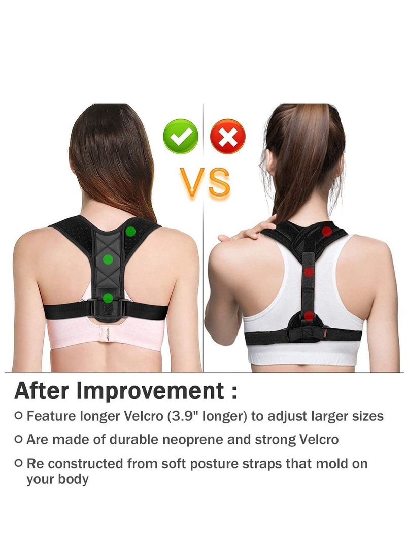 KASTWAVE Adjustable Posture Corrector Spinal Support - Physical Therapy Posture Brace for Men or Women - Shoulder, and Neck Pain Relief - Spinal Cord Posture Support - Image 5
