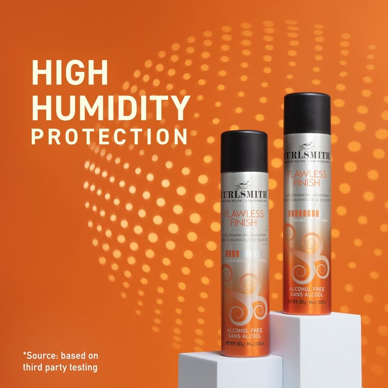 CURLSMITH - Flawless Finish Hairspray, Flexible Hold without Dryness, Alcohol Free, For Curly, Wavy and Coily Hair (10 oz) - Image 3