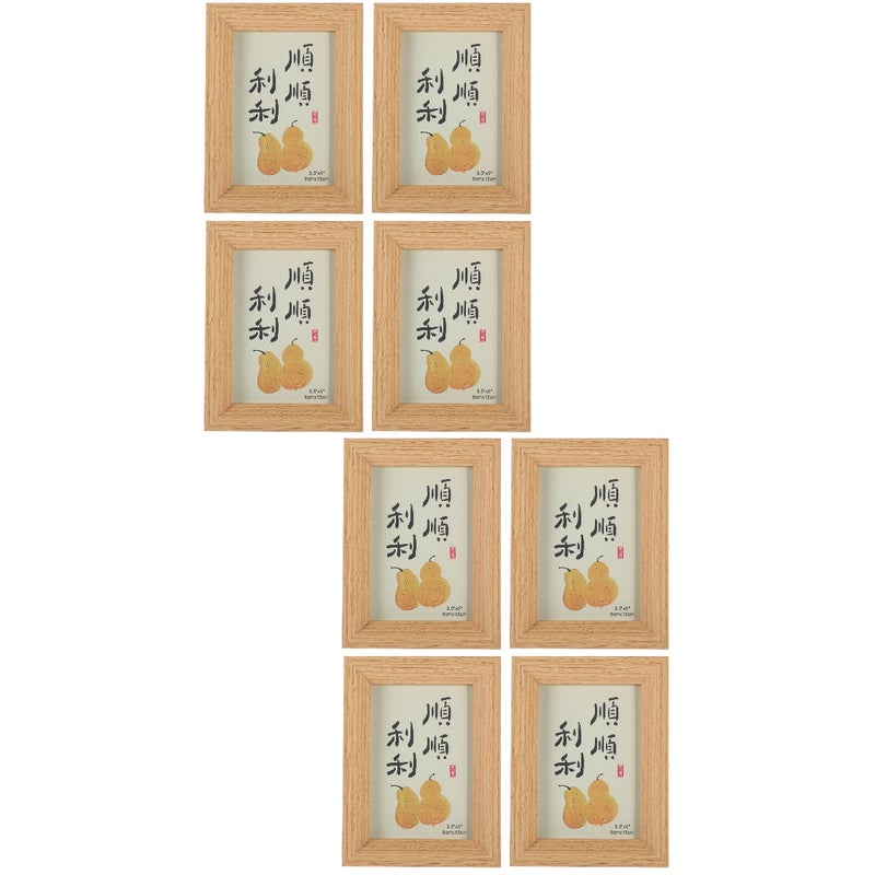 8 pcs Frame Photo Frame Wall Display Picture Frame Modern Decoration Home Decor - Image 1