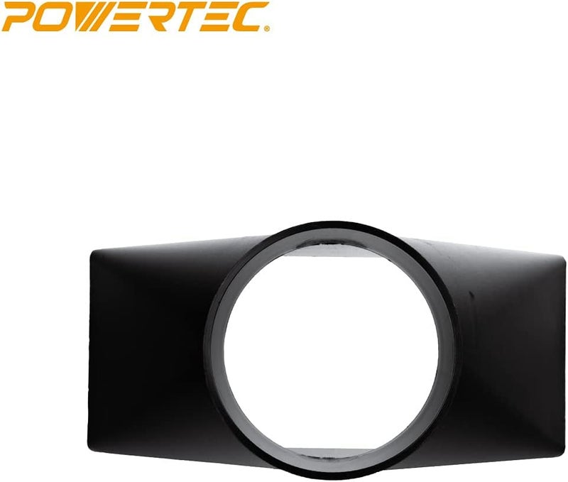 POWERTEC 70151 غطاء غبار بشكل مستطيل، ملحق بفتحة 4 بوصة وعرض 10 بوصة لجمع الغبار - Image 4