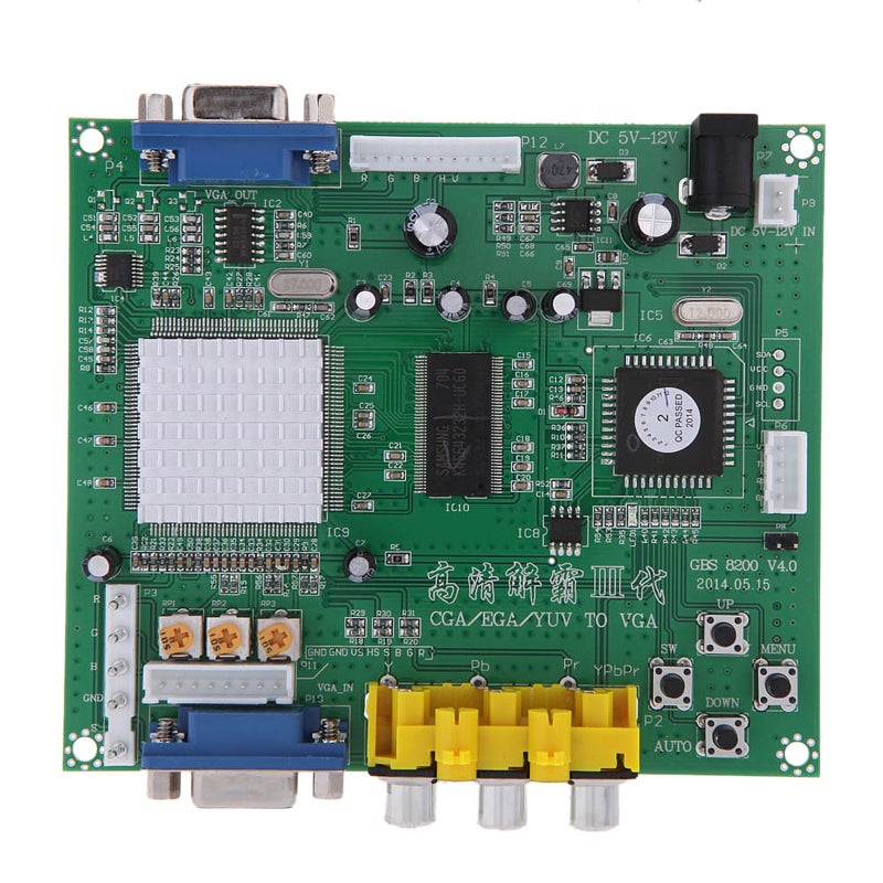 Portable Genuine GBS8200  5V Active Low 1 Channel Relay Module Board  CGA / EGA / YUV / RGB To VGA Arcade Game Video Converter for CRT Monitor LCD Monitor PDP Monitor - Image 3