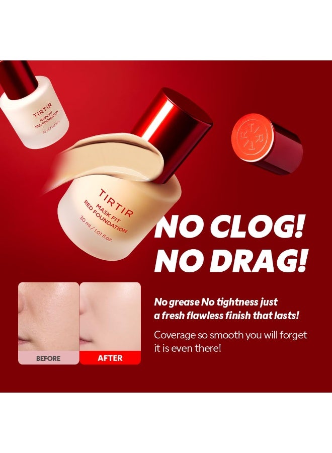 TIRTIR تيرتير ماسك فيت فاونديشن أحمر #23N رمل، 1.01 أونصة سائلة - Image 4