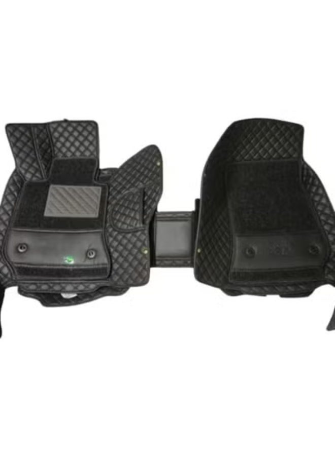 حصيرة أرضية 9D فاخرة للسيارة – حماية مزدوجة ضد الماء والأتربة – تغطية كاملة لموديل Kia KX5 2023 - Image 2