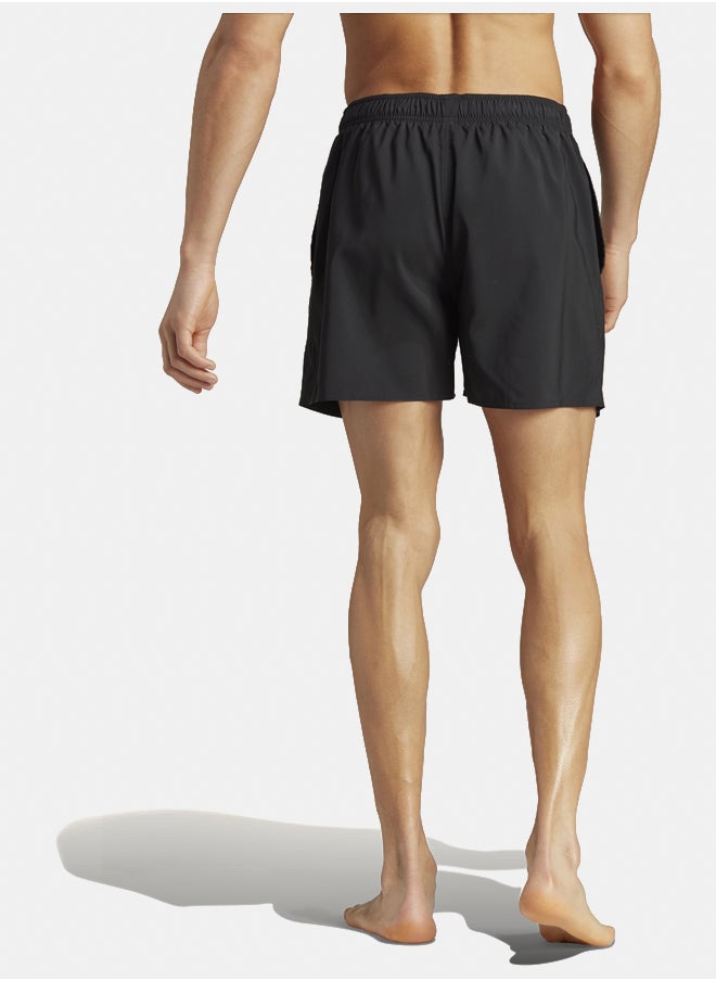 solid clx length men's swim shorts