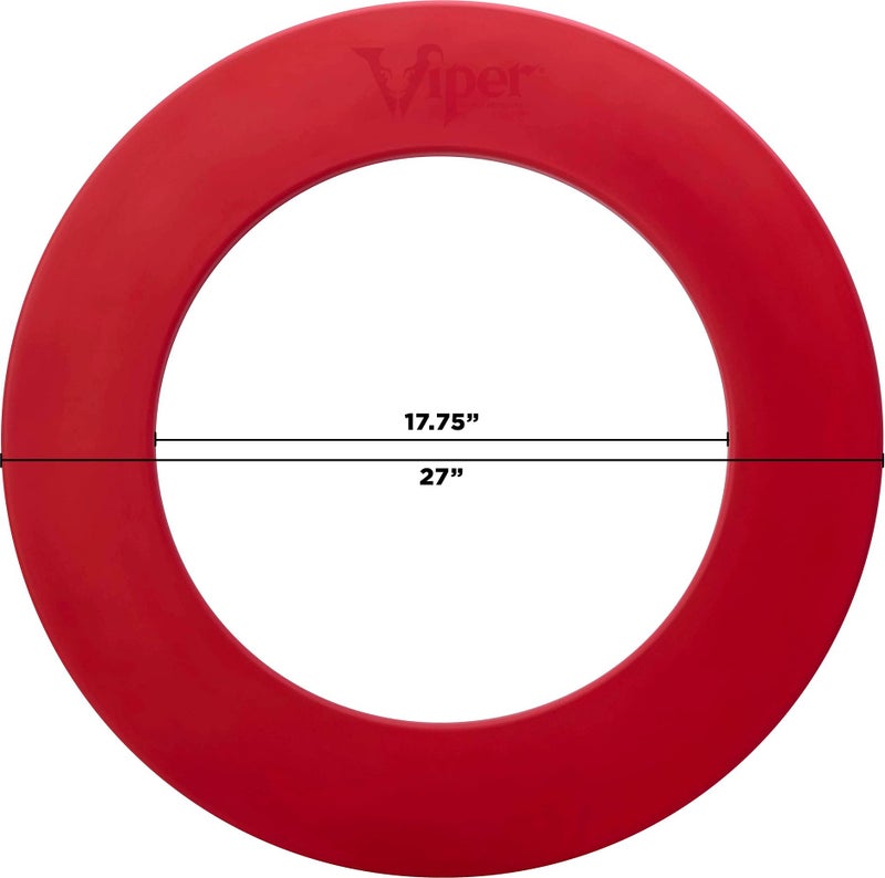 Viper by GLD Products Guardian Dartboard Surround Sisal/Bristle Steel-Tip Dartboard Wall Protector, Red, for 17.75â€ Steel tip Dart Board - Image 3
