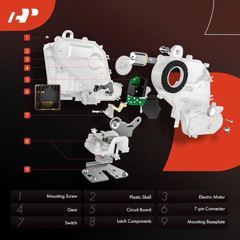 A-Premium Front Left Driver Door Lock Latch Actuator for Honda CR-V 2007-2011 - Image 3