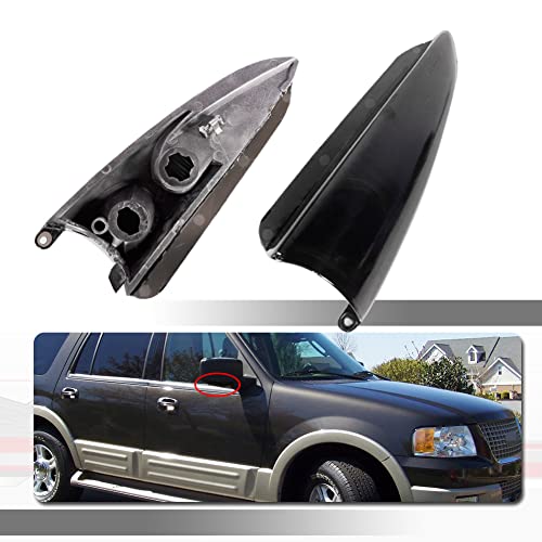 Tonsya Compatible With 2003 2004 2005 2006 Ford Expedition Lincoln Navigator Replacement Side View Mirror Light Housings Smoked Lens OEM 2L7Z-13B374-AA & 2L7Z-13B375-AA - Image 1