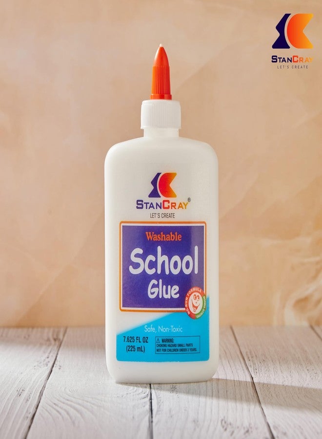 STANCRAY Washable School Glue - 225 ml Multi-Purpose Liquid Glue for School Projects, Art & Craft, DIY | Suitable for School & Office Activities | Easy to Use | Ultimate Adhesive - Image 3