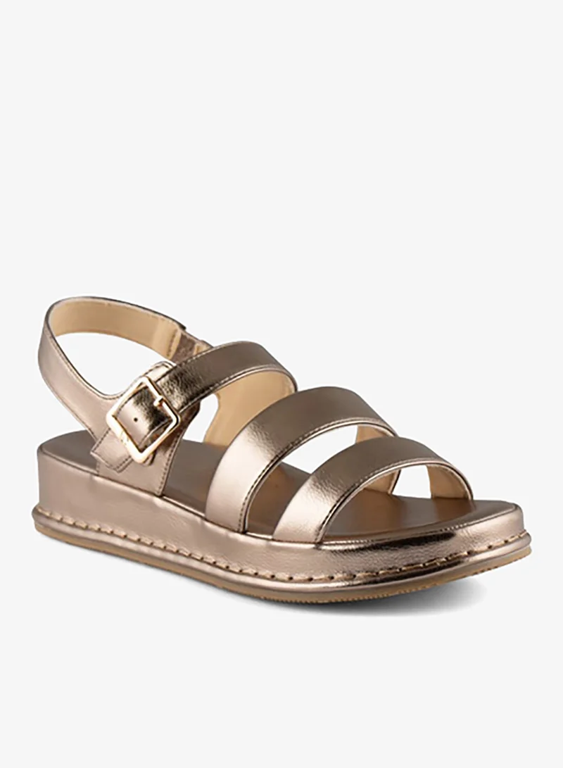 فينتشي صنادل نسائية حزام الكاحل إسفين