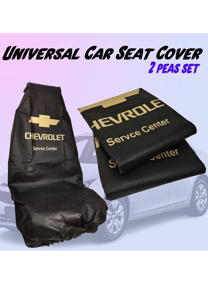 Chevrolet Universal Car Seat Dust Dirt Protection Cover, Extra Protection For Your Seat 2/pcs Set, Car Seat Cover - Image 1