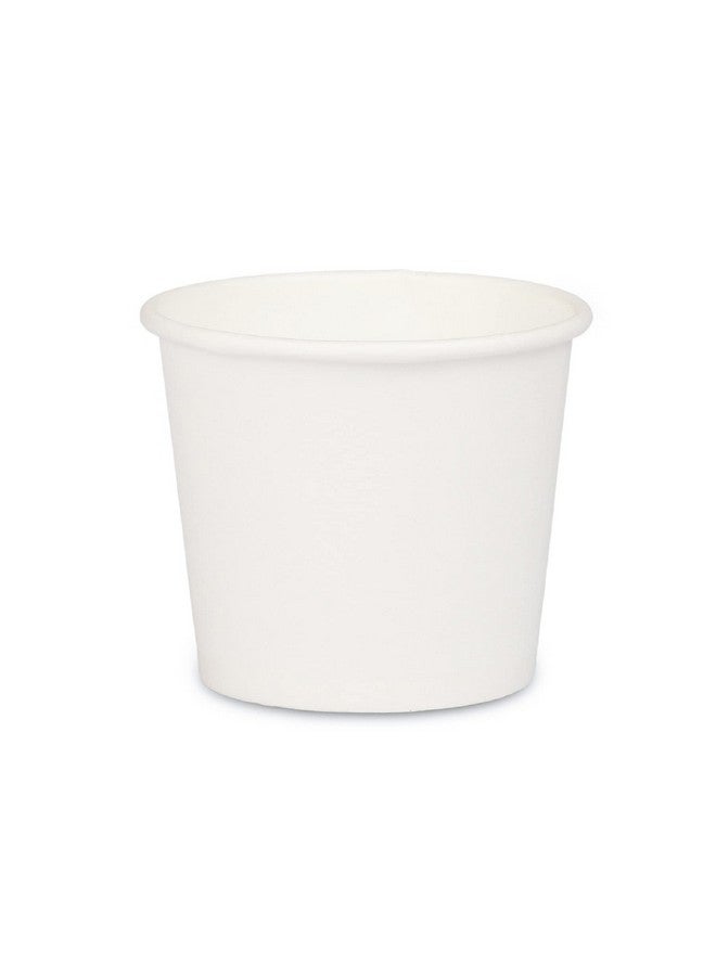 e kysa basics ekysa Basics Paper Disposable Tea/Coffee Cups - 65 ml, Eco-Friendly, Leak-Resistant, Ideal for Hot Beverages, White, Pack of 100 - Image 1