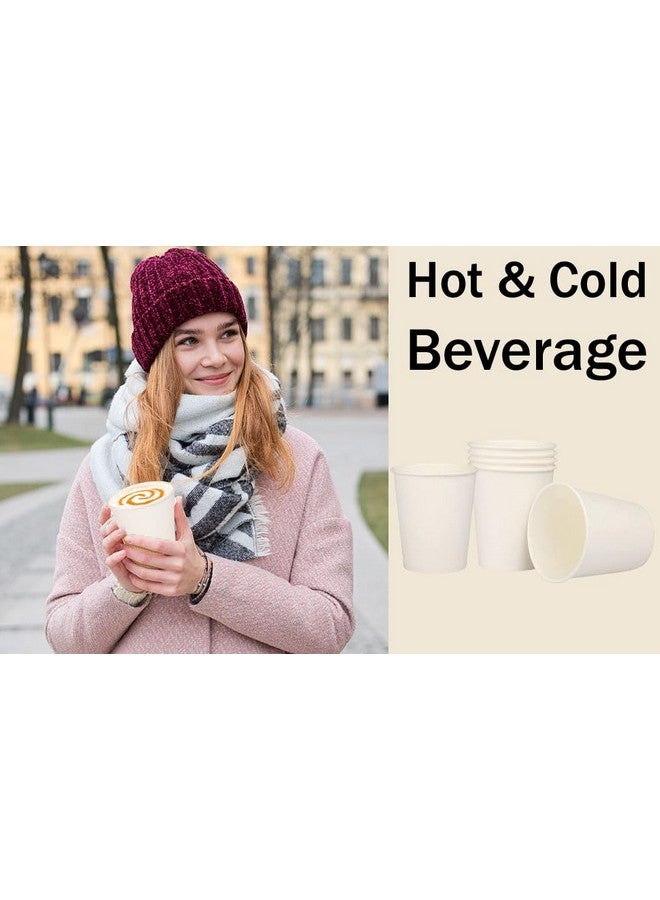 e kysa basics ekysa Basics Paper Disposable Tea/Coffee Cups - 65 ml, Eco-Friendly, Leak-Resistant, Ideal for Hot Beverages, White, Pack of 100 - Image 3