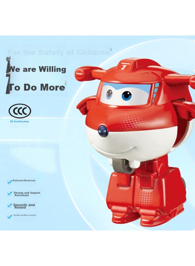 Auldey Super Wings 15 Electric Hangar Mini Transforming Qiqi Children's Toy, Birthday Gift For Boys And Girls - Image 5