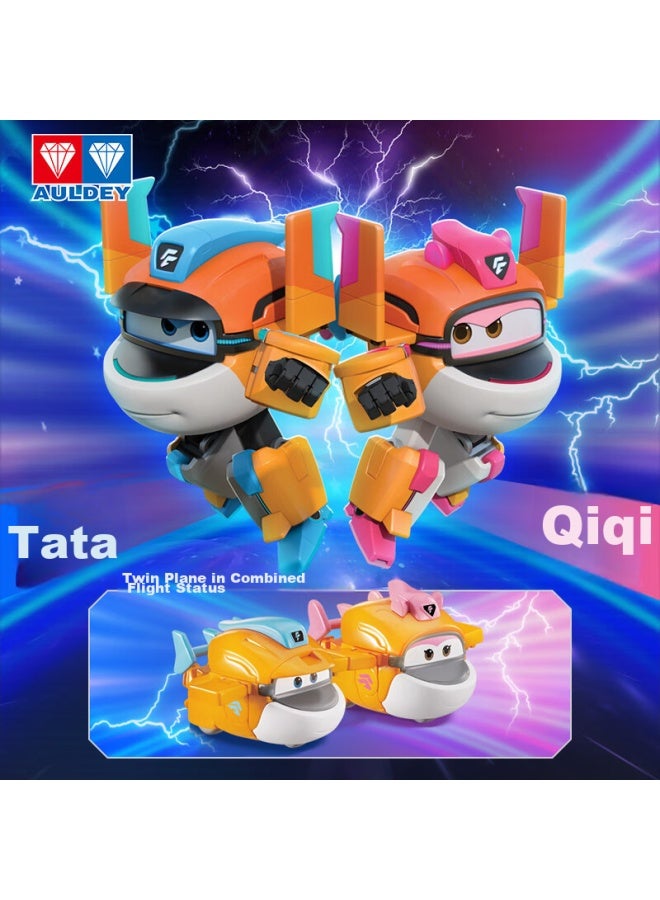 Auldey Super Wings 15 Electric Hangar Mini Transforming Qiqi Children's Toy, Birthday Gift For Boys And Girls - Image 2