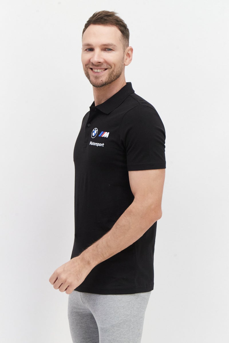 PUMA Men Sport Fit Short Sleeve Training Polo Shirt, Black - Image 2