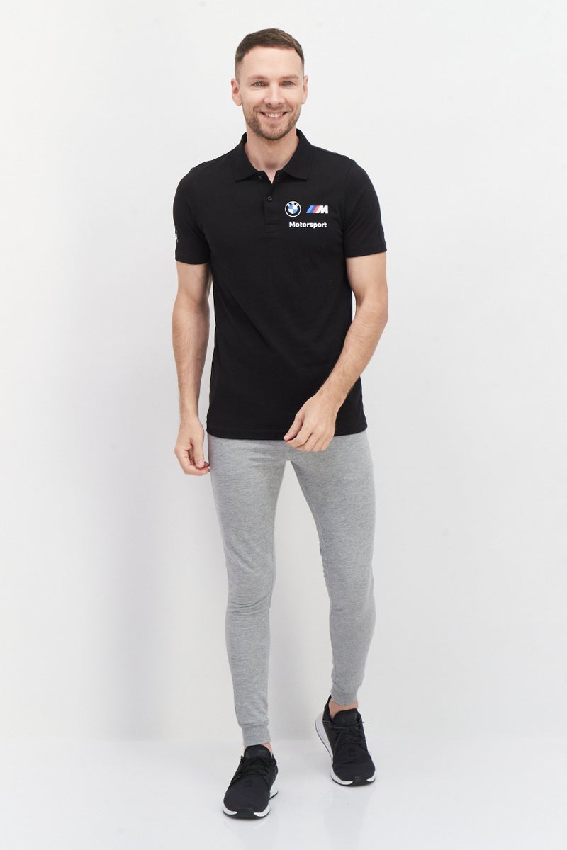 PUMA Men Sport Fit Short Sleeve Training Polo Shirt, Black - Image 3