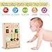 Falecha Busy Board Montessori Toys for 1 Year Old Led Button Push Toys Light Switch Preschool Learning Wooden Sensory for Toddlers 13 Baby Gifts Travel Fidget Toy Vehicle Theme Light Toy - Image 3