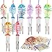 Fennoral 12 Pack Wind Chime Kit Spring Craft for Kids Wooden Arts and Crafts for Girls Boys Make Your Own Fish Fish Craft Ornaments DIY Coloring for Mothers Day Classroom Art Activities Birthday Party - Image 3