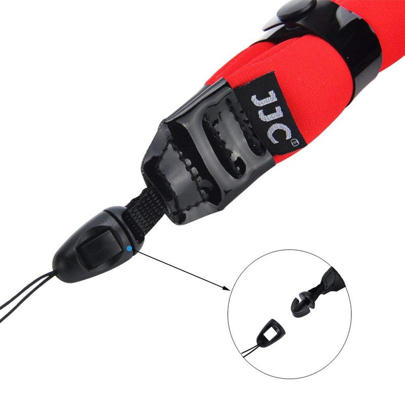 JJC Waterproof Camera Floating Wrist Strap for Olympus Tough TG-7 TG-6 TG-5 TG-4 TG-3 Fujifilm FinePix XP140 XP130 XP120 Nikon Coolpix W300 W150 Gopro Hero 9 8-Red - Image 4