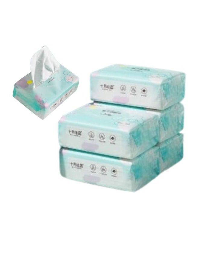 Be a better mom Super Soft Baby Paper Towel Soft Tissue 3-ply Baby Paper 100 Sheets/Box Pack of 6 - Image 1