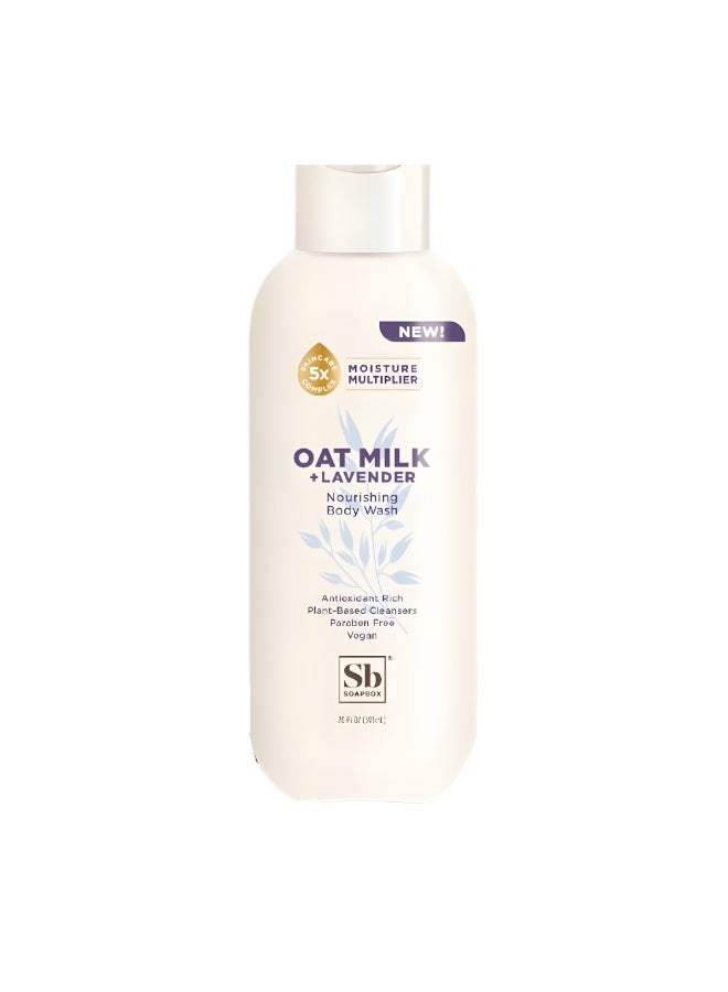 Soapbox Oat Milk + Lavender Nourishing Body Wash – Vegan • Paraben-Free • 20 oz (591 ml) - Image 1