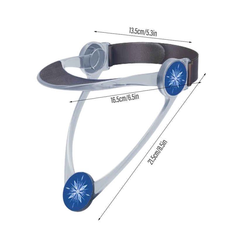 JUAWTYUK 360Â° Adjustable Neck Collar - Neck Support with Neck Stretcher | Cervical Collar Made of Plastic for Correcting Forward Head Posture and Relieving Neck Pain - Image 3