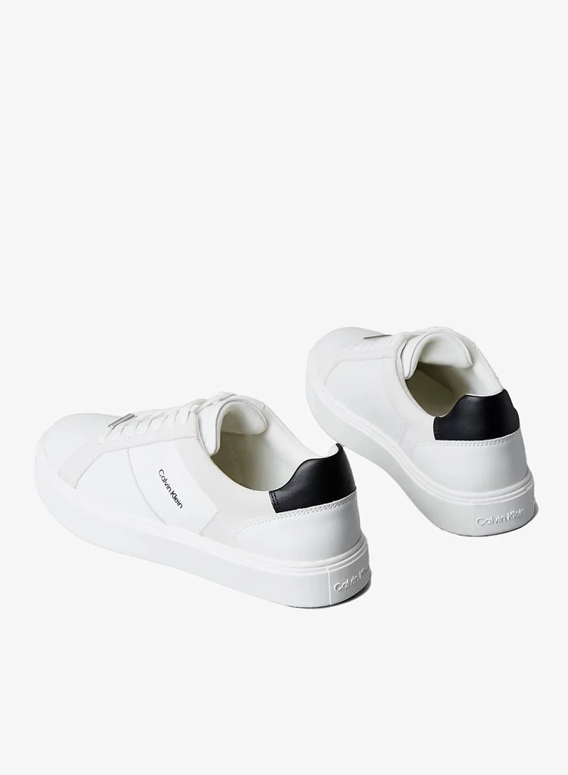 Calvin Klein  Smooth Leather Flexible Sole Trainers for Men | Best Price UAE