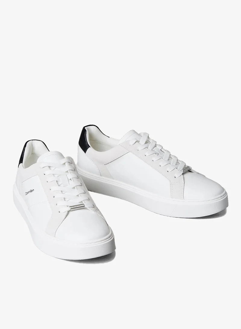 Calvin Klein  Smooth Leather Flexible Sole Trainers for Men | Best Price UAE