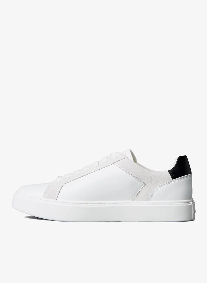 Calvin Klein  Smooth Leather Flexible Sole Trainers for Men | Best Price UAE