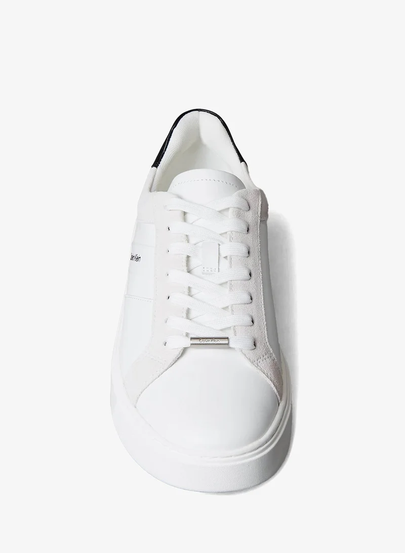 Calvin Klein  Smooth Leather Flexible Sole Trainers for Men | Best Price UAE