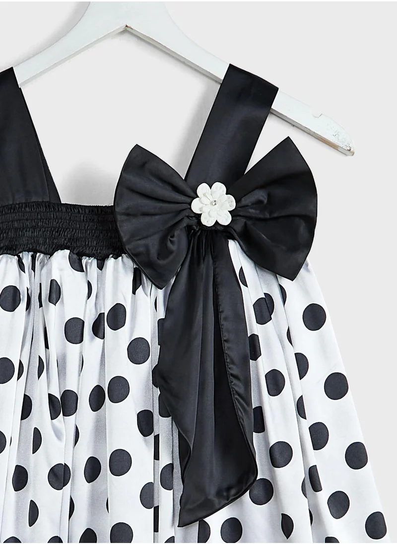 Little Golden Apple Little Dotted Dress