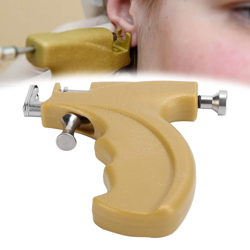 Professional Piercing Gun Kit, Stainless Steel Ear Nose Navel Body Piercing Tool, Complete Set with Marking Pen and Ear Studs, for Professional or Home Use - Image 3