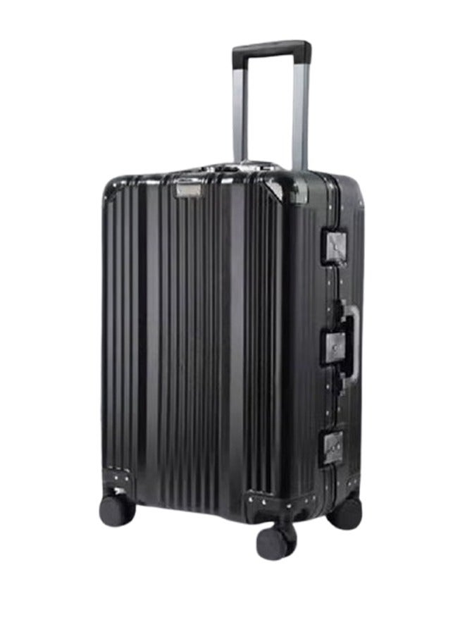 إن كي أكس حقيبة سفر أنيقة مصنوعة من الألومنيوم الصلب بعجلات بأربع عجلات دوارة مقاس 20 × 24 بوصة - Image 2