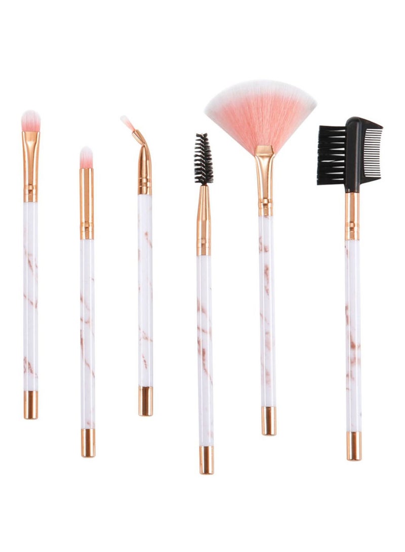 NIBEMINENT 6-Piece Professional Makeup Brush Set Multicolour - Image 1
