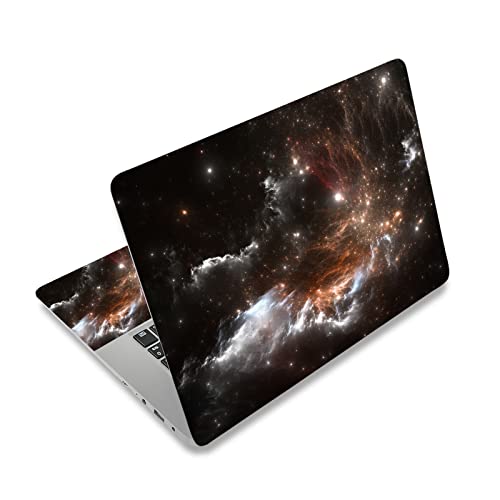 HAPLIVES Laptop Skin Vinyl Sticker Decal, 12" 13" 13.3" 14" 15" 15.4" 15.6 inch Laptop Skin Sticker Cover Art Decal Protector Fits HP Dell Lenovo Compaq Apple Asus Acer (Black Galaxy) - Image 4