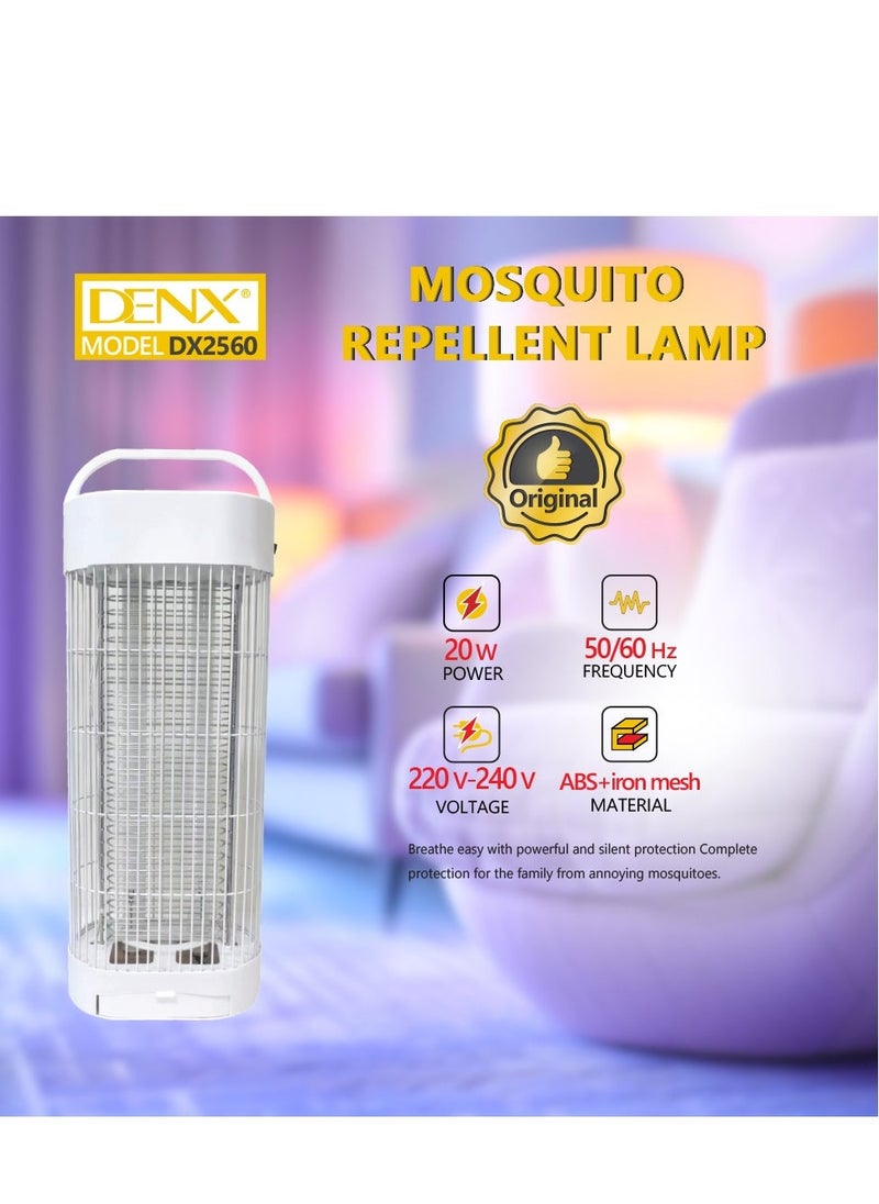 Denx Mosquito And Insect Killer Lamp Inside And Outside The Home, 20 Watts, Using Electric Shock And Led Lighting, 50/60 Hz - 220V - 240V - Image 3