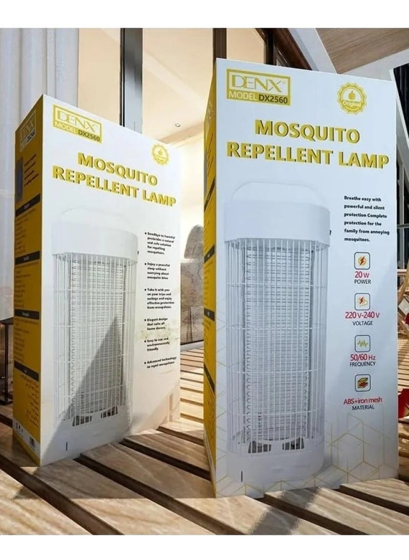 Denx Mosquito And Insect Killer Lamp Inside And Outside The Home, 20 Watts, Using Electric Shock And Led Lighting, 50/60 Hz - 220V - 240V - Image 1